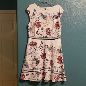 New York & Company Floral Pattern Dress